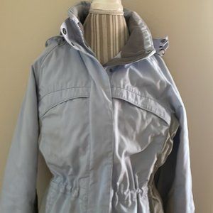 Women's Light Blue & Grey Winter Ski Jacket